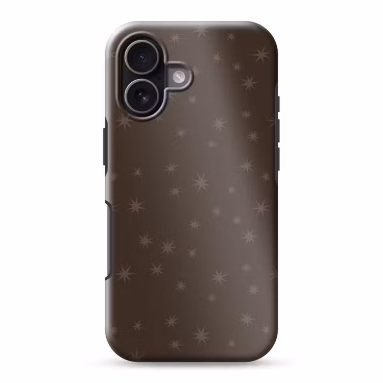 Telefoonhoesje Toughcase - Bruin - Sterren - Kerst — 1