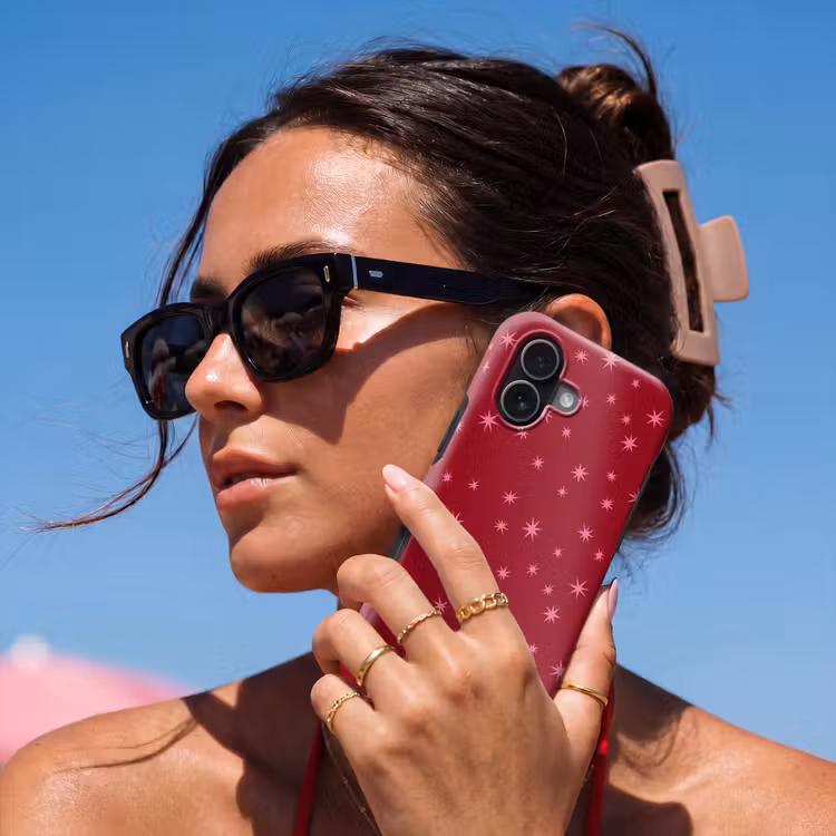 Telefoonhoesje Toughcase - Ster - Roze - Kerst - Rood — 6