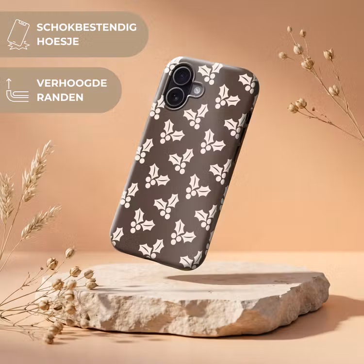 Telefoonhoesje Toughcase - Hulst - Bruin - Kerst — 5