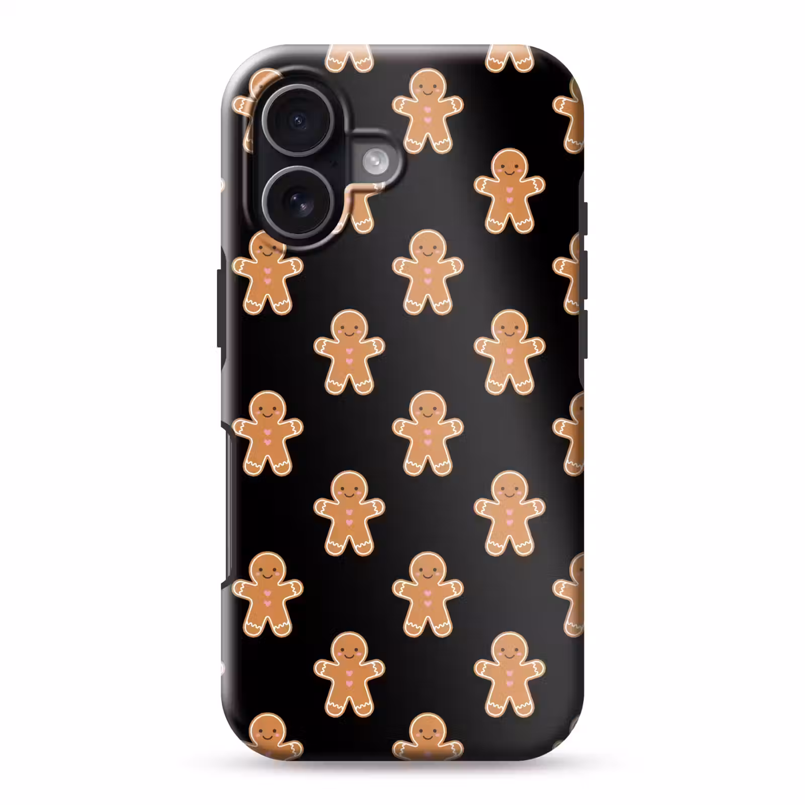 Telefoonhoesje Toughcase - Peperkoek - Kerst - Zwart — 1