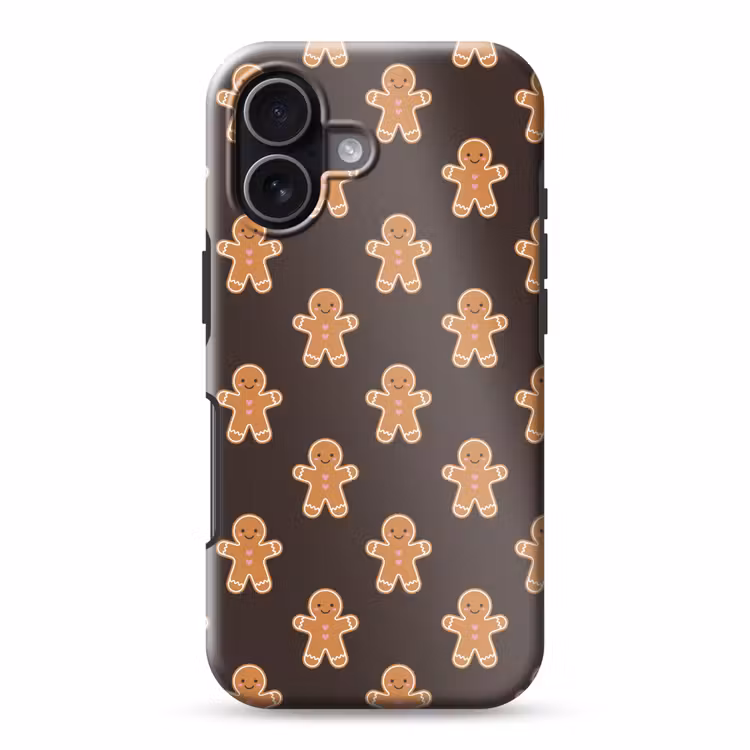 Telefoonhoesje Toughcase - Peperkoek - Bruin - Kerst — 1