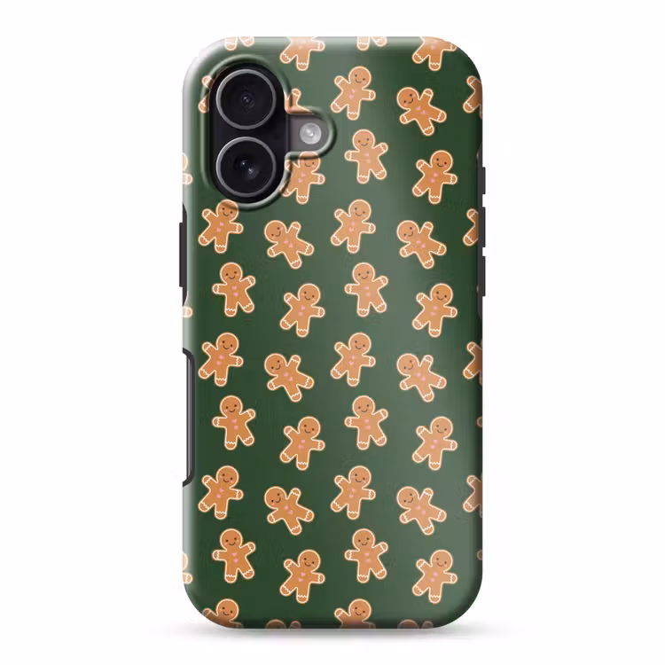 Telefoonhoesje Toughcase - Peperkoek - Kerst - Groen - Bruin — 1