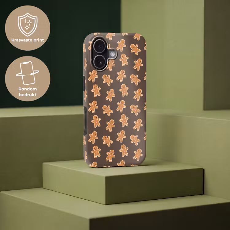 Telefoonhoesje Toughcase - Peperkoek - Kerstmis - Bruin — 7