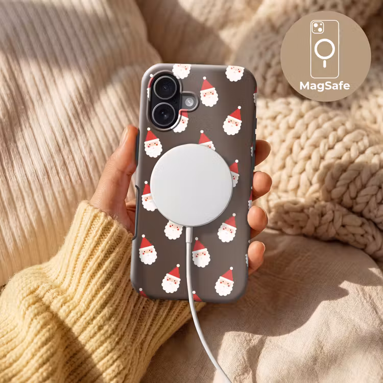 Telefoonhoesje Toughcase - Kerstman - Kerst - Bruin — 8