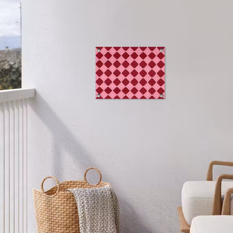 Tuinposter - Ster - Rood - Roze - Kerst — 3