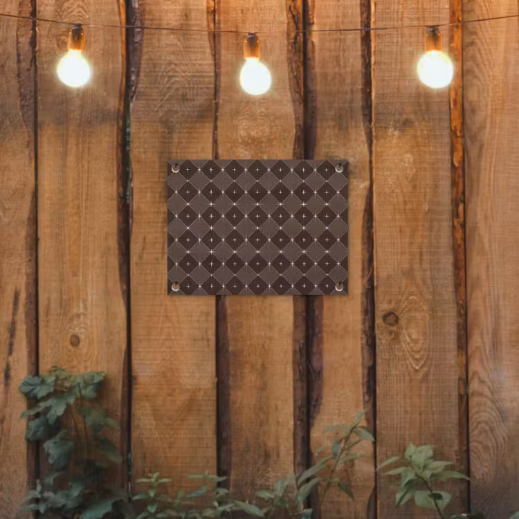Tuinposter - Ster - Bruin - Taupe - Kerst — 2