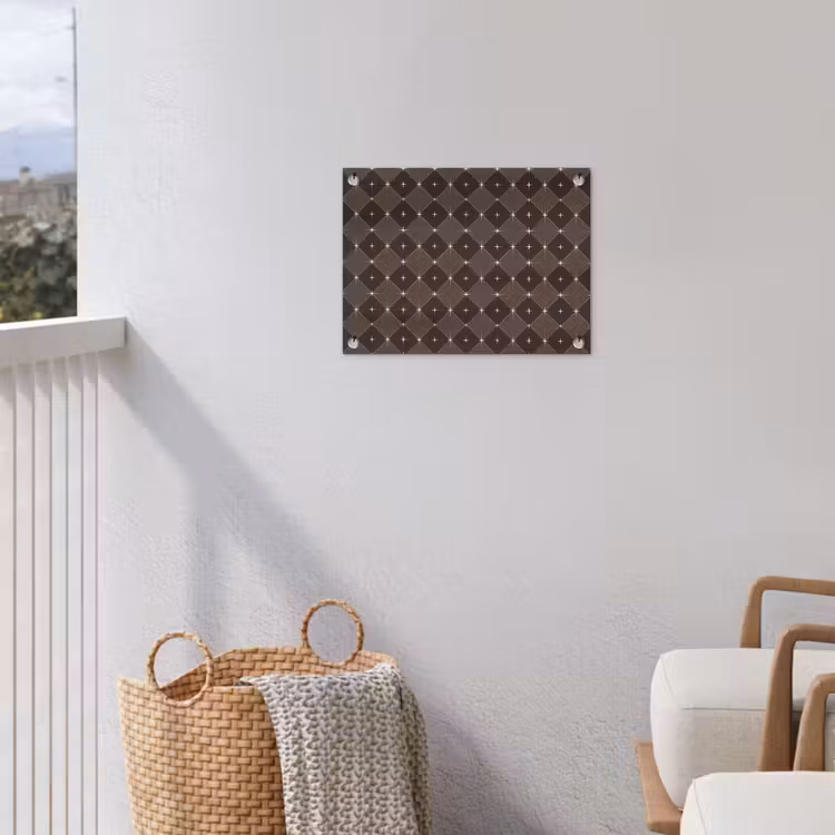 Tuinposter - Ster - Bruin - Taupe - Kerst — 3