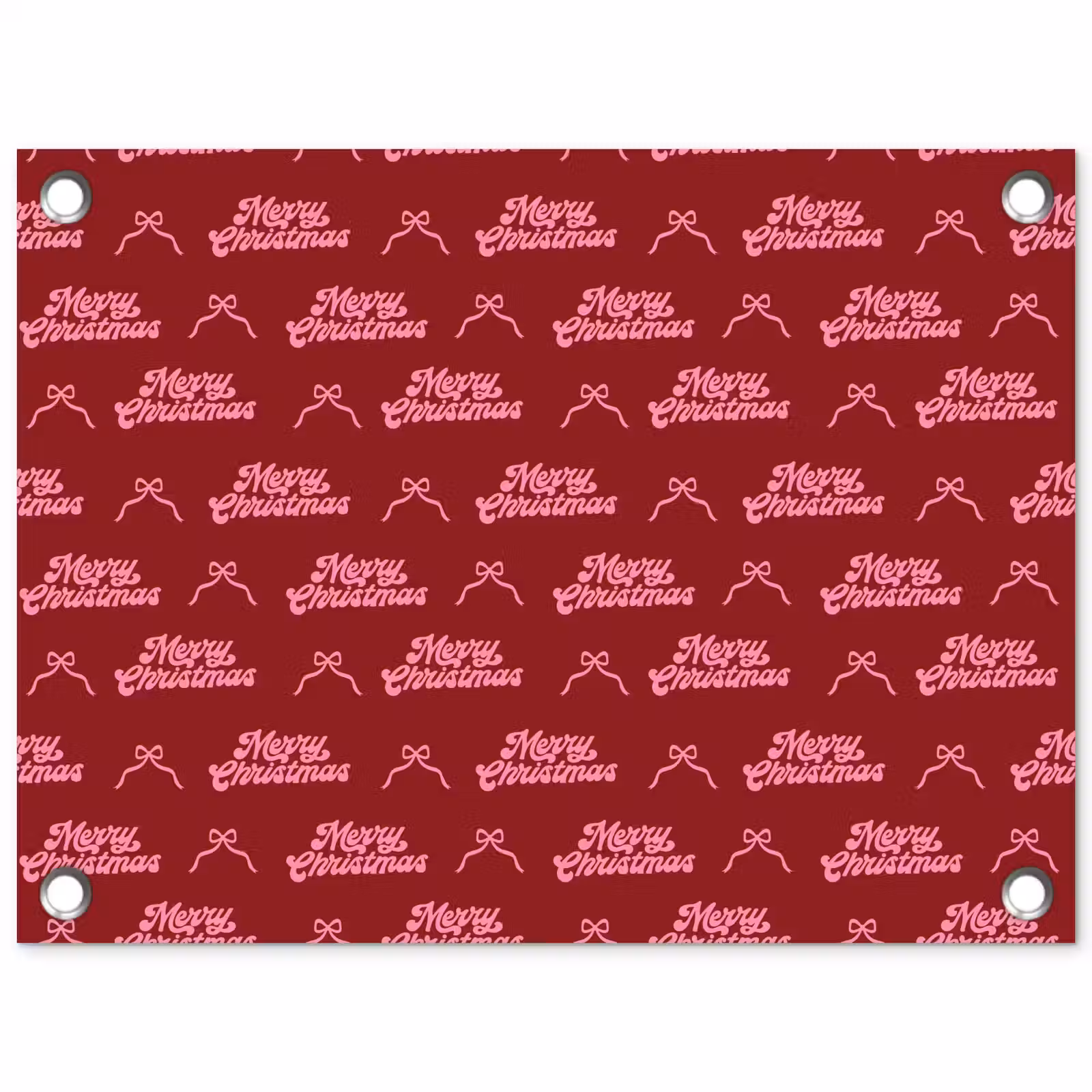 Tuinposter - Tekst - Rood - Roze - Strik — 1