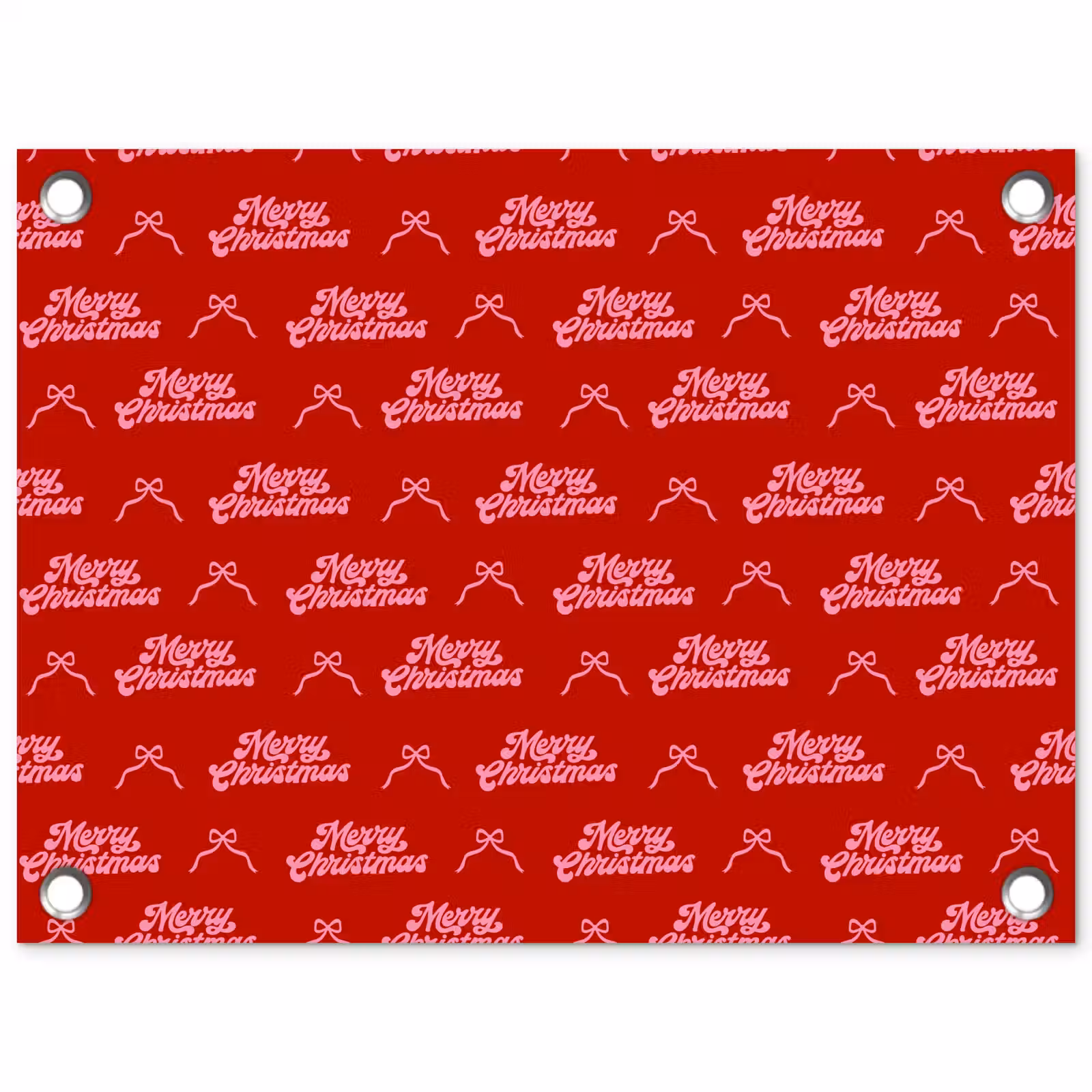 Tuinposter - Tekst - Strik - Roze - Rood — 1