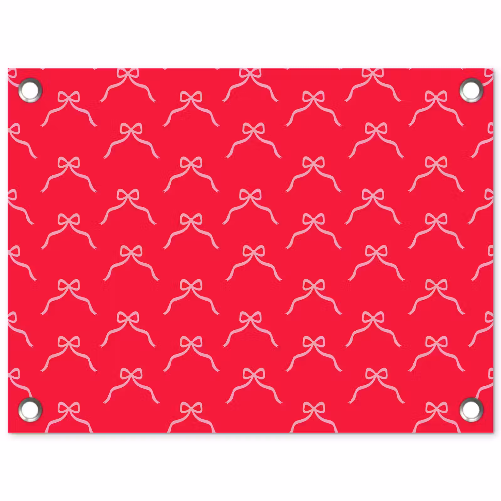 Tuinposter - Strik - Rood - Kerst — 1