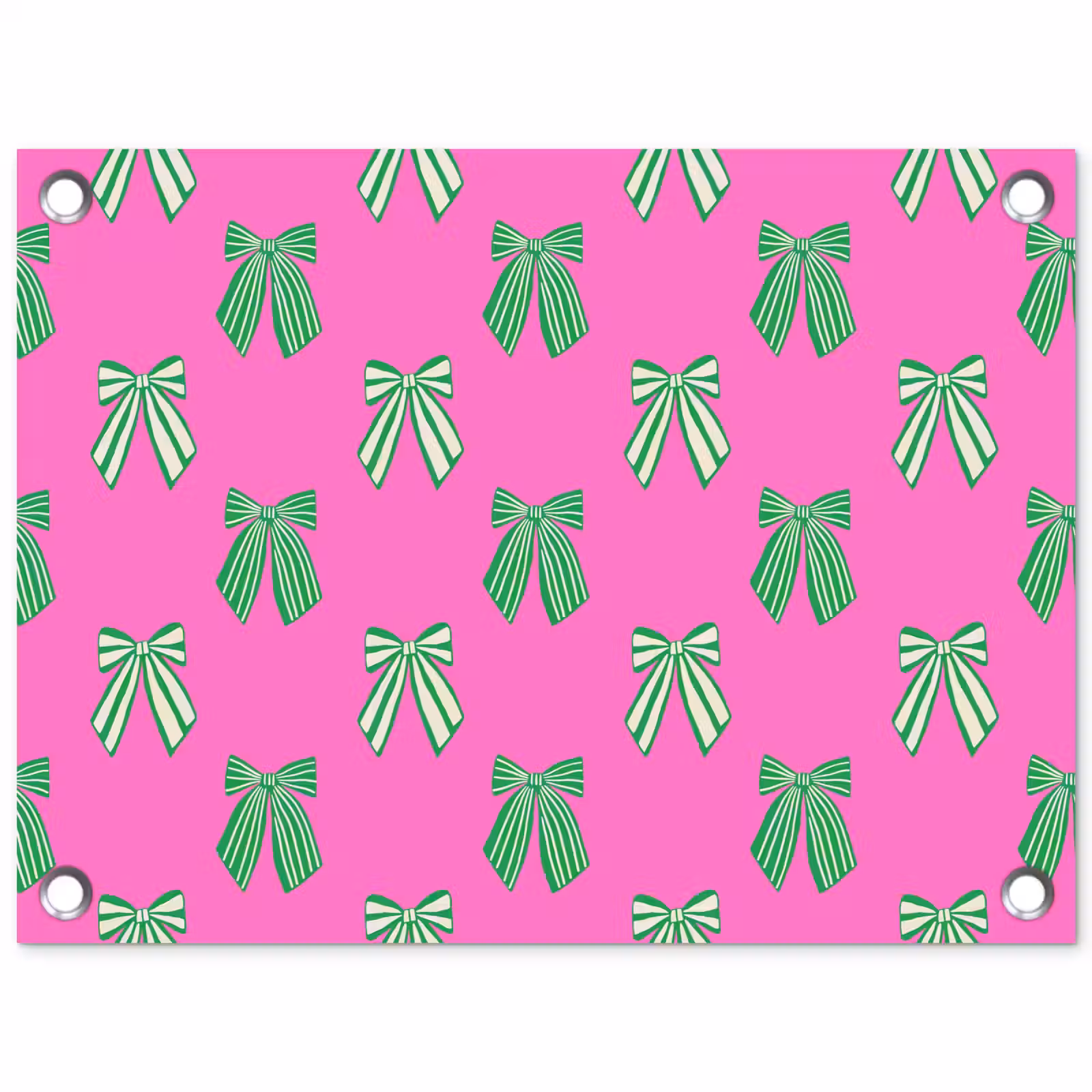 Tuinposter - Strikken - Kerst - Neon - Roze - Groen — 1