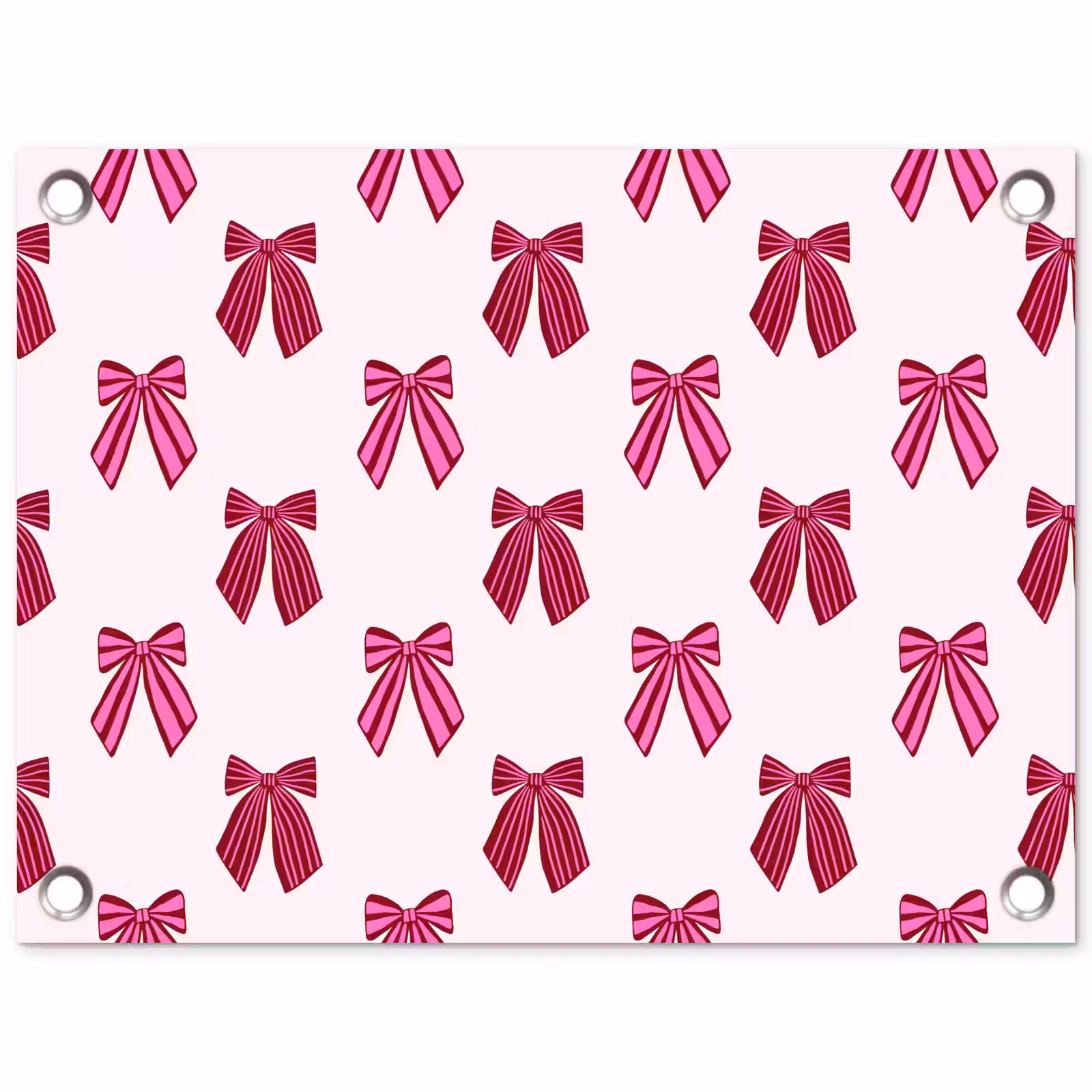 Tuinposter - Strikken - Kerst - Roze — 1
