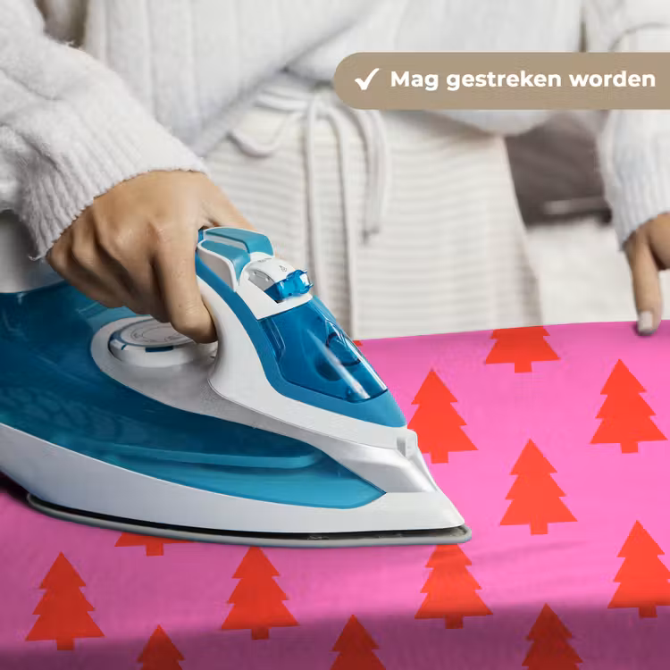Wandkleed - Kerstboom - Rood - Neon — 6