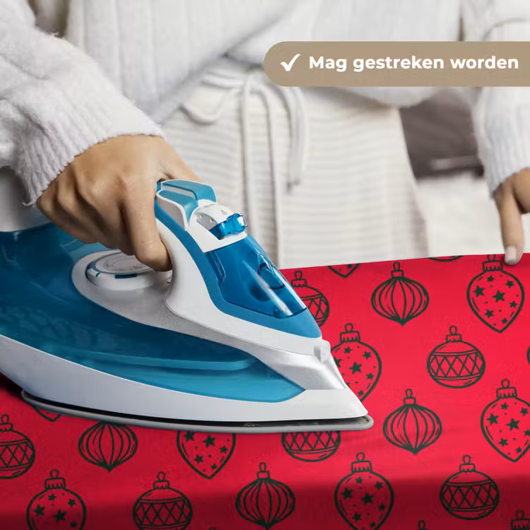 Wandkleed - Kerstbal - Groen - Rood — 6