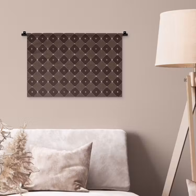 Wandkleed - Ster - Bruin - Taupe - Kerst — 2