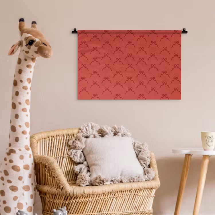Wandkleed - Strik - Rood - Kerst — 5