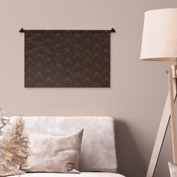 Wandkleed - Kerst - Bruin - Strik — 2