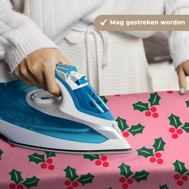 Wandkleed - Hulst - Kerst - Roze — 6
