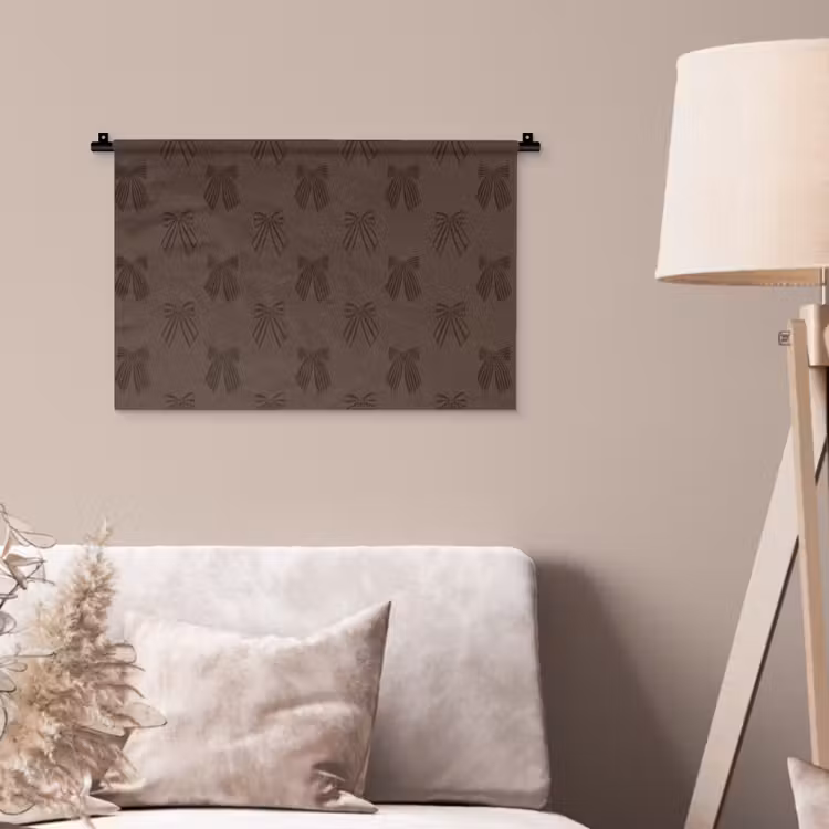 Wandkleed - Strikken - Kerst - Bruin — 2
