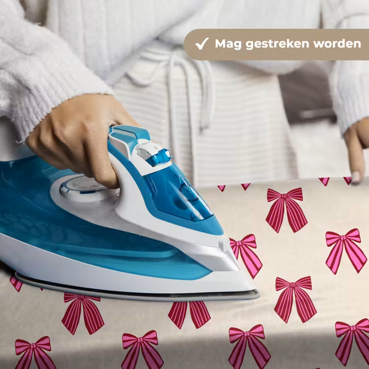 Wandkleed - Strikken - Kerst - Roze - Crème — 6