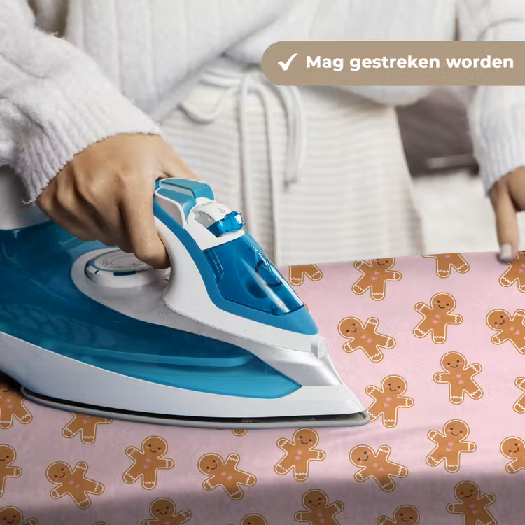 Wandkleed - Peperkoek - Bruin - Roze - Kerst — 6