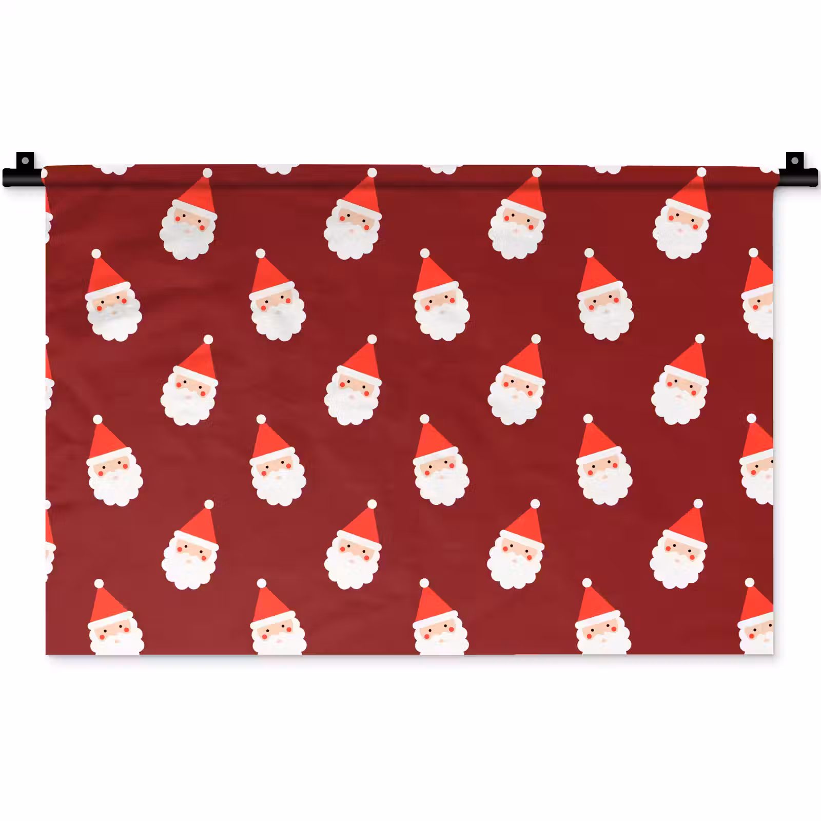 Wandkleed - Kerst - Kerstman - Rood — 1
