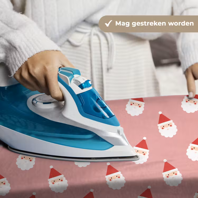 Wandkleed - Kerst - Kerstman - Roze — 6