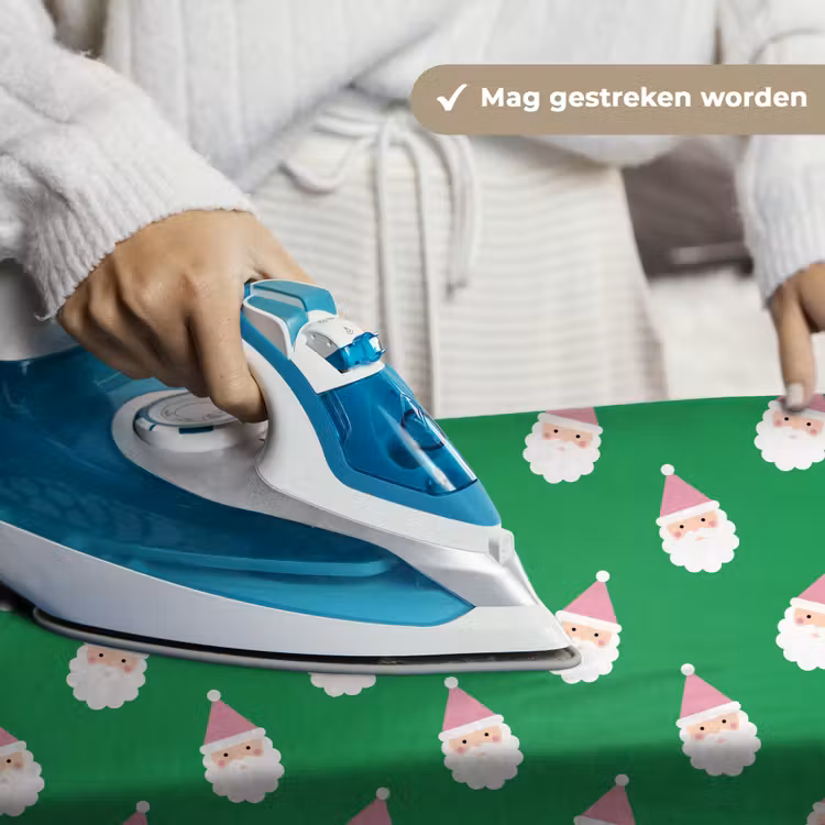 Wandkleed - Kerstman - Kerst - Roze - Groen — 6