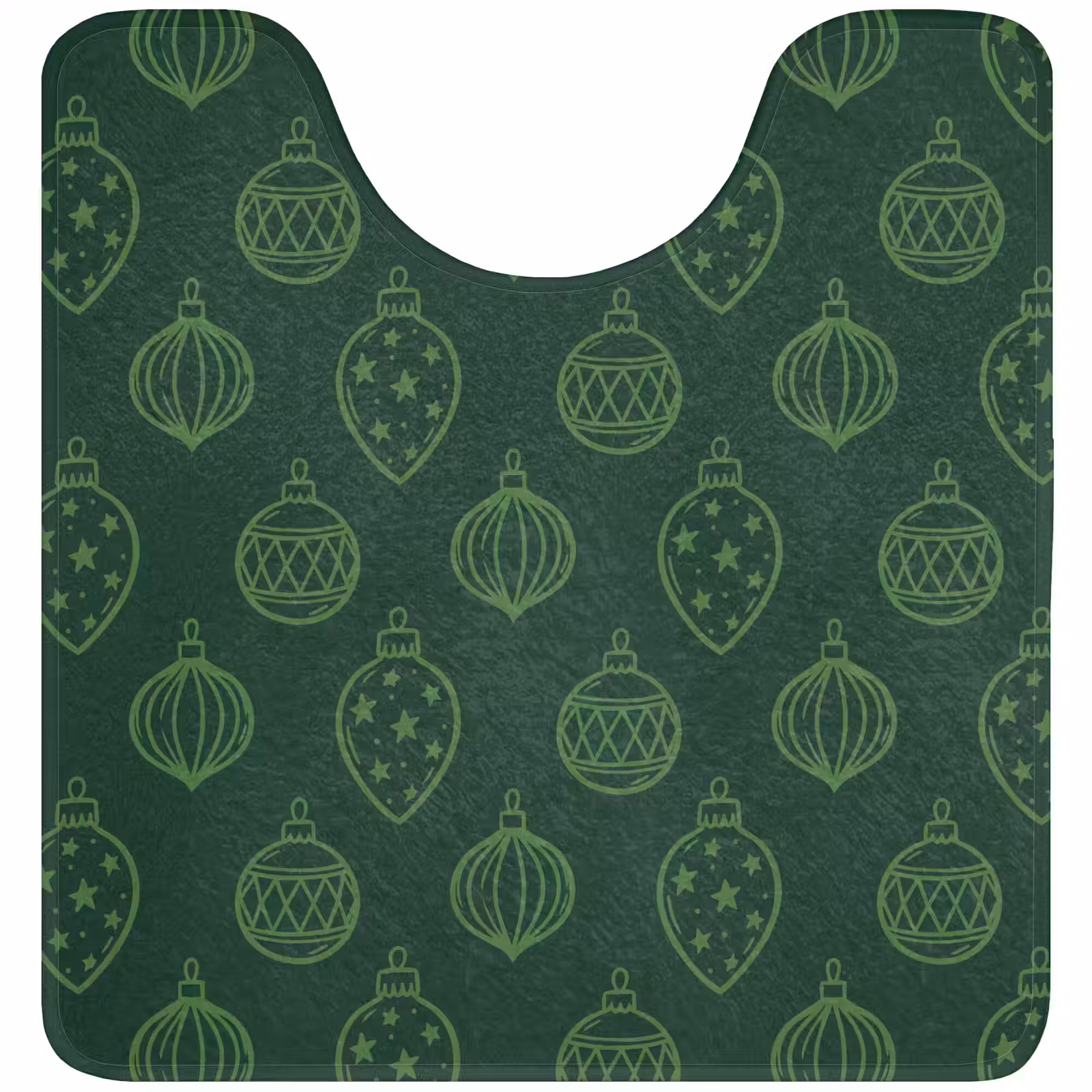 WC Mat - Kerstbal - Groen - Kerst — 1
