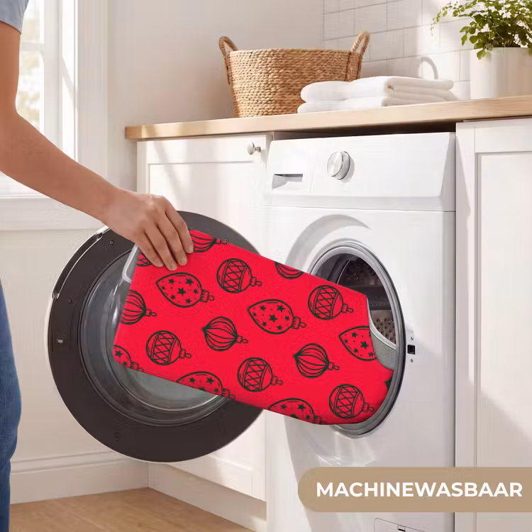 WC Mat - Kerstbal - Groen - Rood — 6