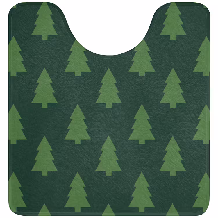 WC Mat - Kerstboom - Groen - Kerst — 1