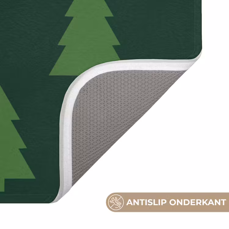 WC Mat - Kerstboom - Groen - Kerst — 4