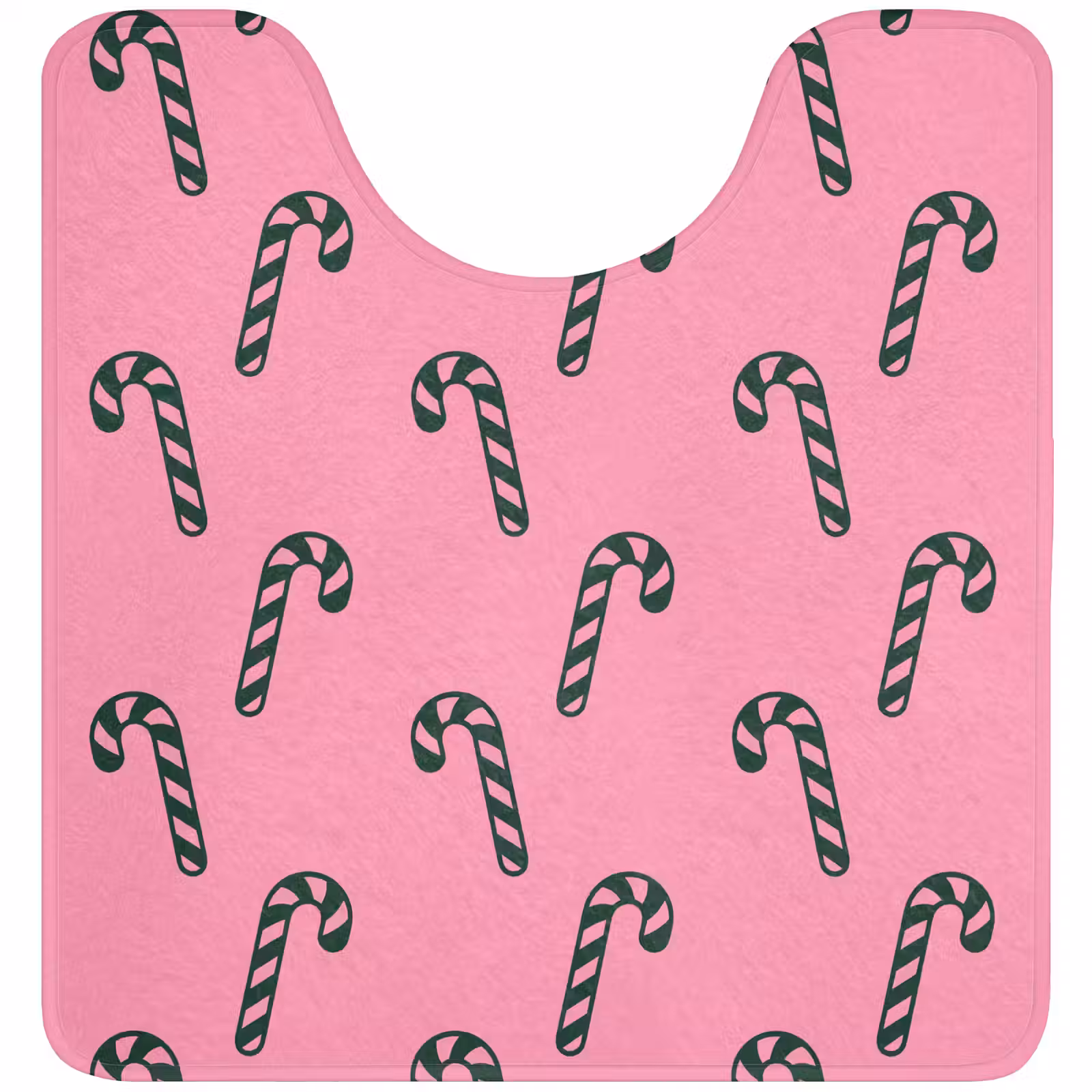 WC Mat - Kerst - Roze - Groen - Zuurstok — 1