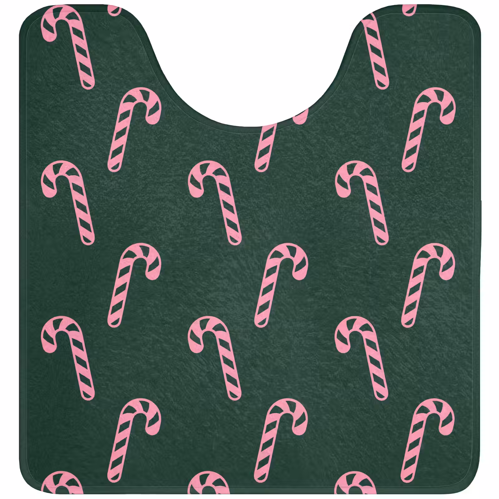 WC Mat - Kerst - Roze - Groen - Zuurstok — 1