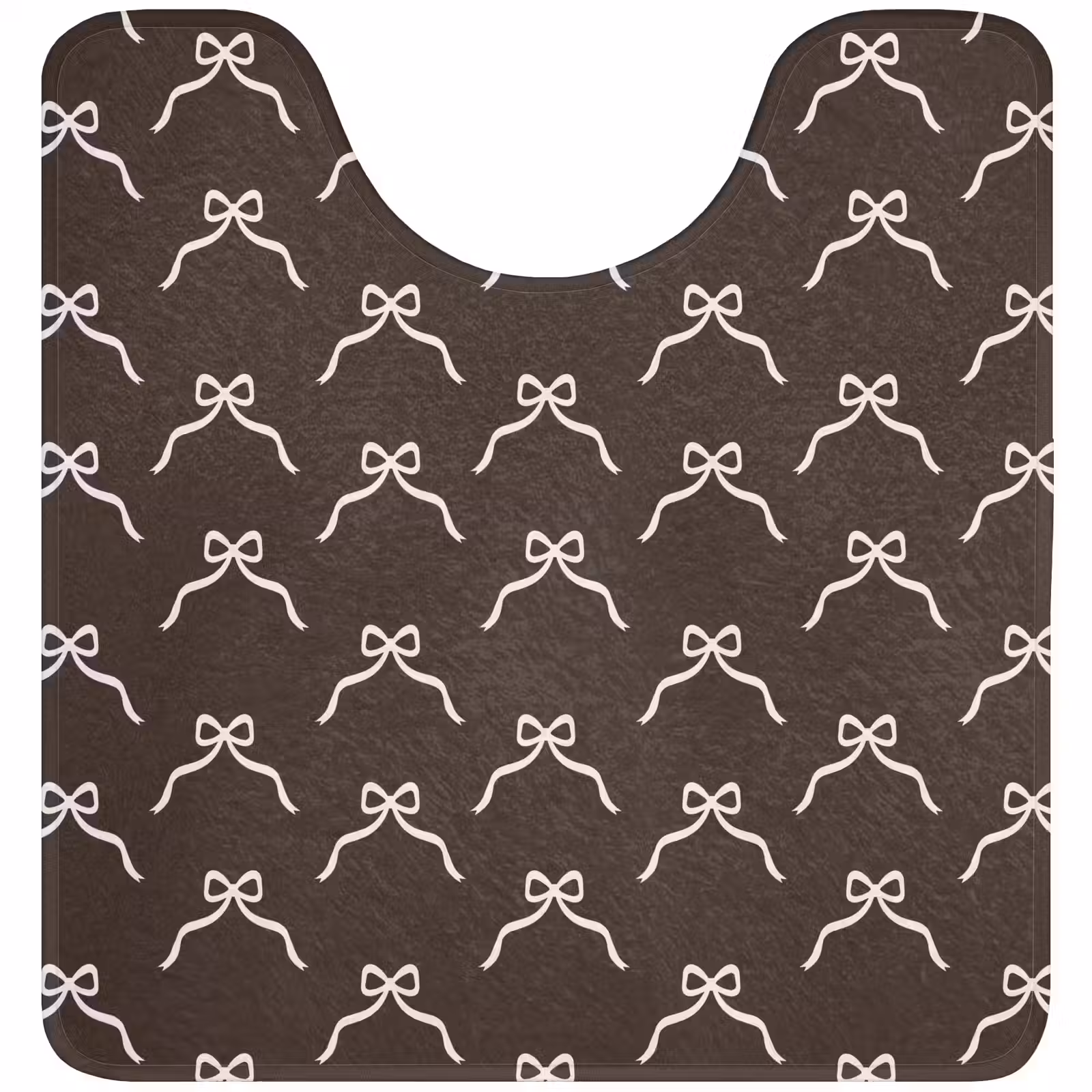 WC Mat - Bruin - Strik - Kerst — 1