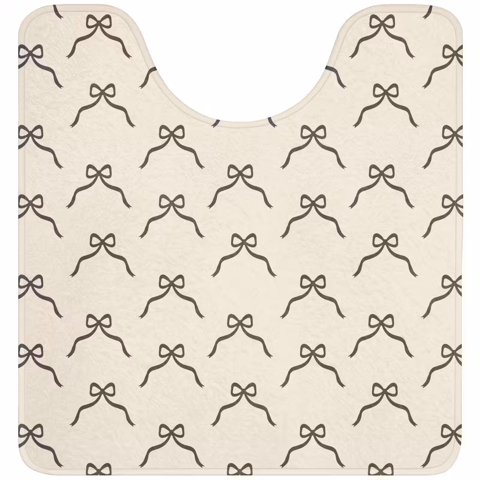 WC Mat - Kerst - Strik - Crème — 1