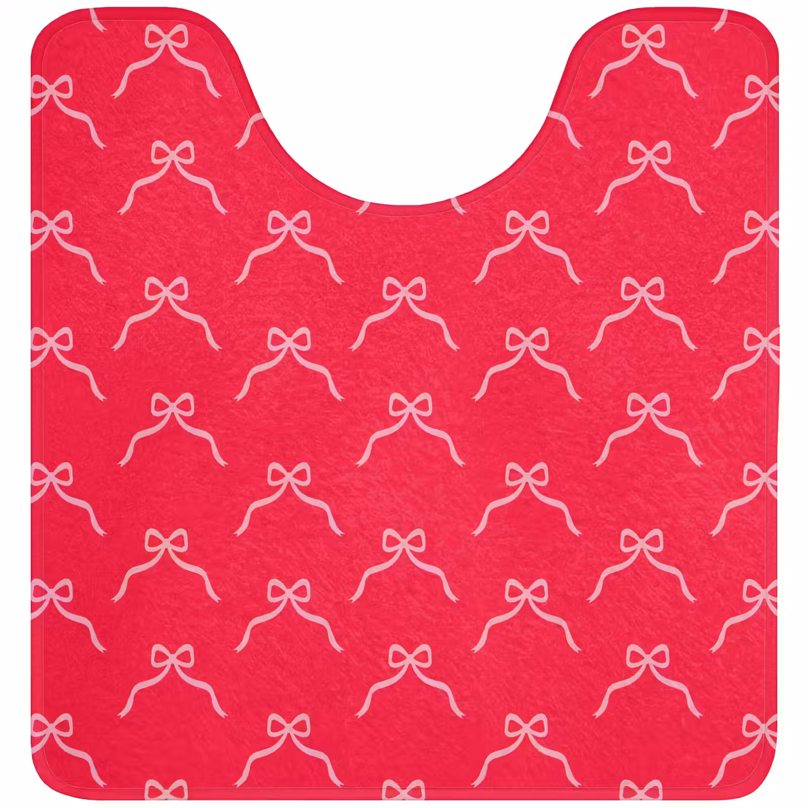 WC Mat - Strik - Rood - Kerst — 1