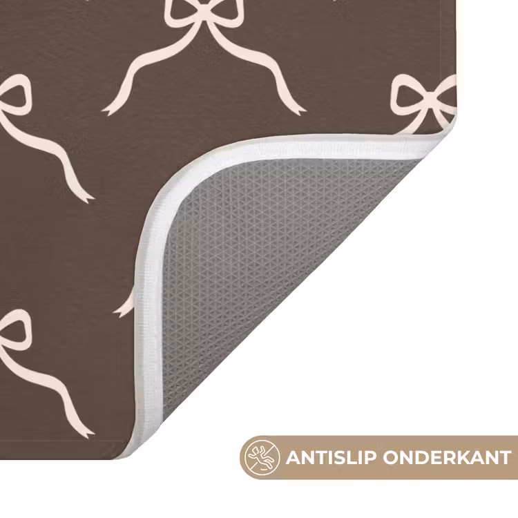 WC Mat - Kerst - Strik - Bruin — 4