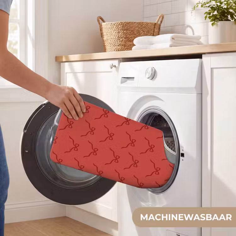 WC Mat - Strik - Rood - Kerst — 6