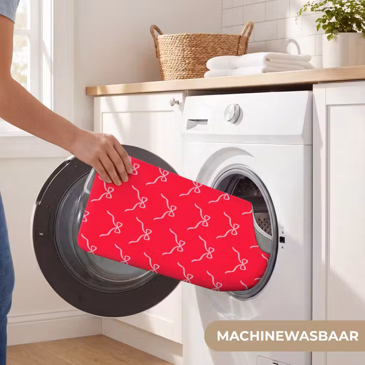WC Mat - Strik - Rood - Kerst — 6