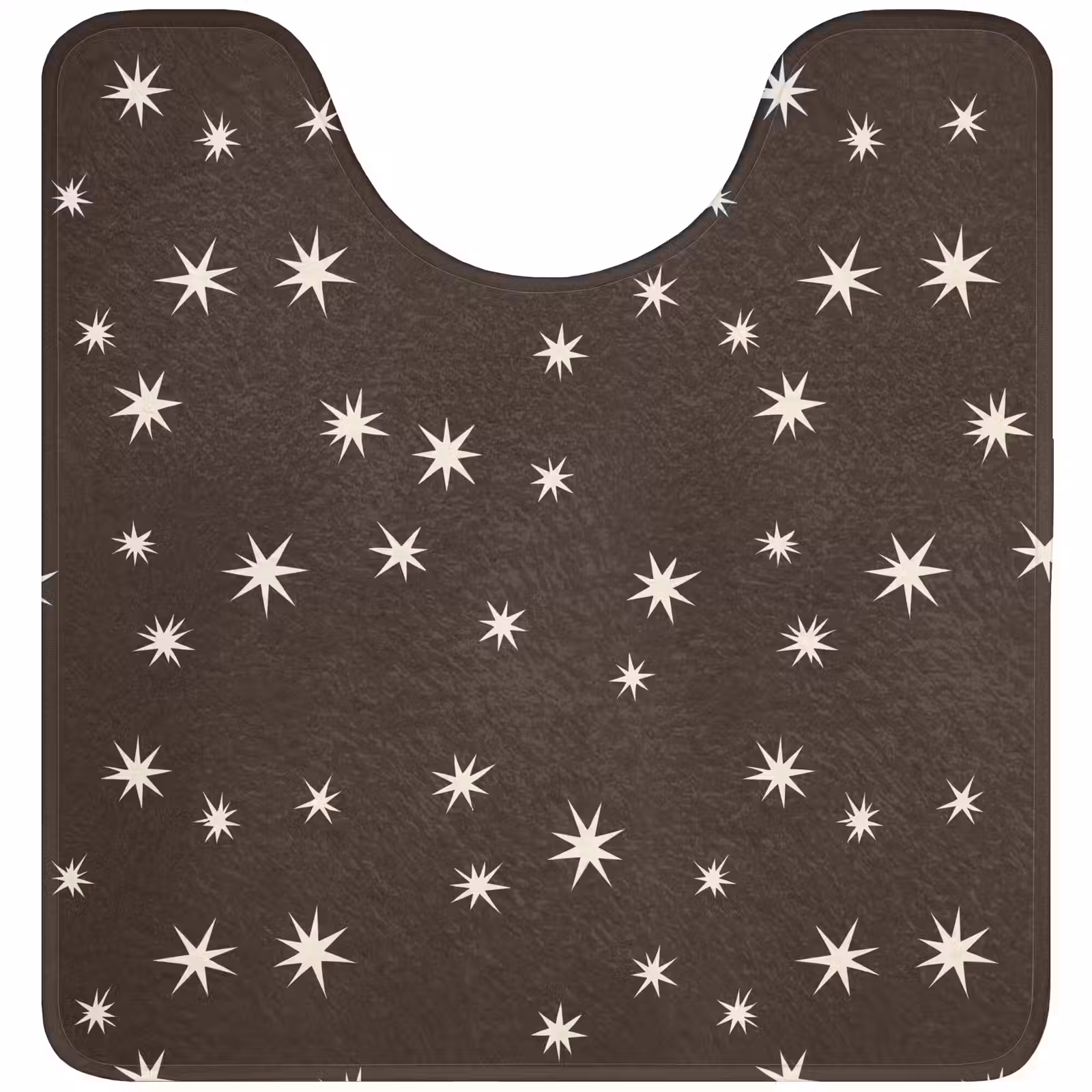 WC Mat - Bruin - Ster - Kerst — 1