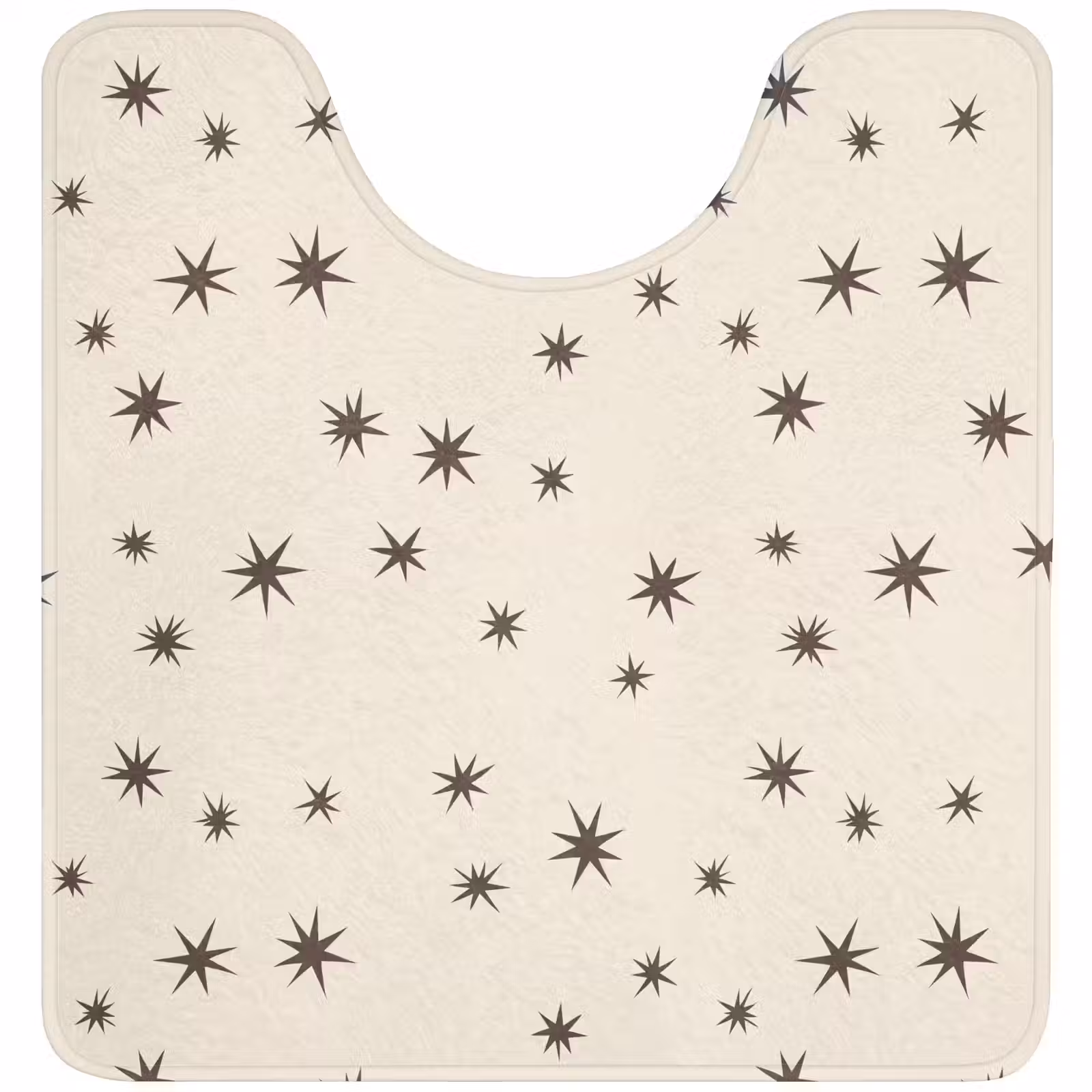 WC Mat - Kerst - Ster - Bruin — 1