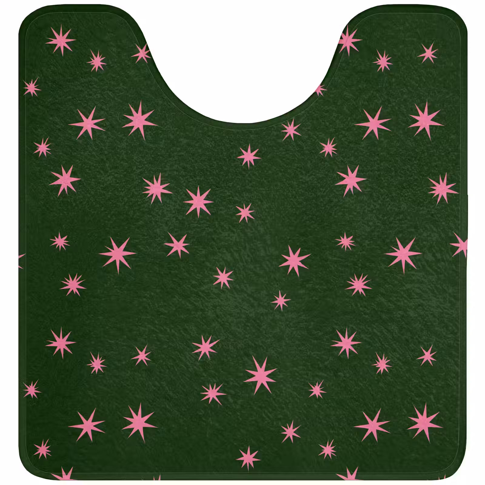 WC Mat - Ster - Roze - Groen - Kerst — 1