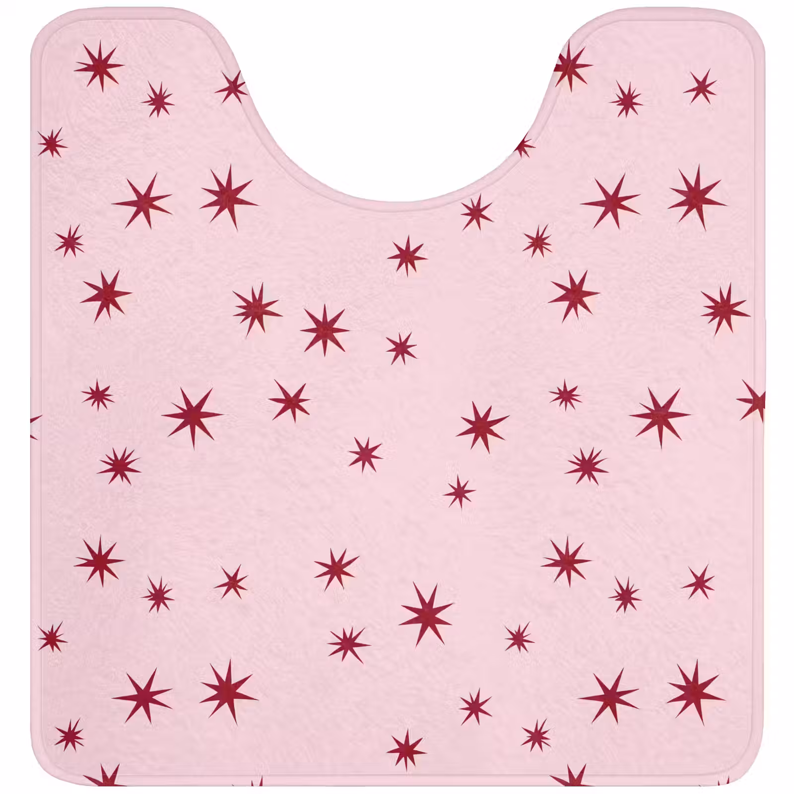 WC Mat - Ster - Roze - Rood — 1