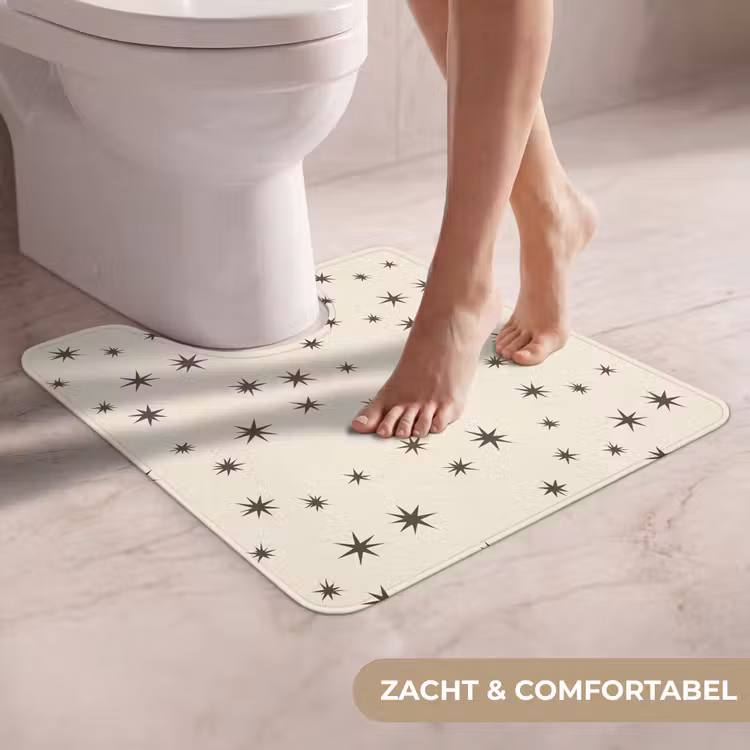 WC Mat - Kerst - Ster - Bruin — 5
