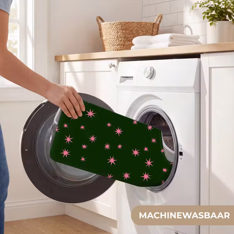 WC Mat - Ster - Roze - Groen - Kerst — 6