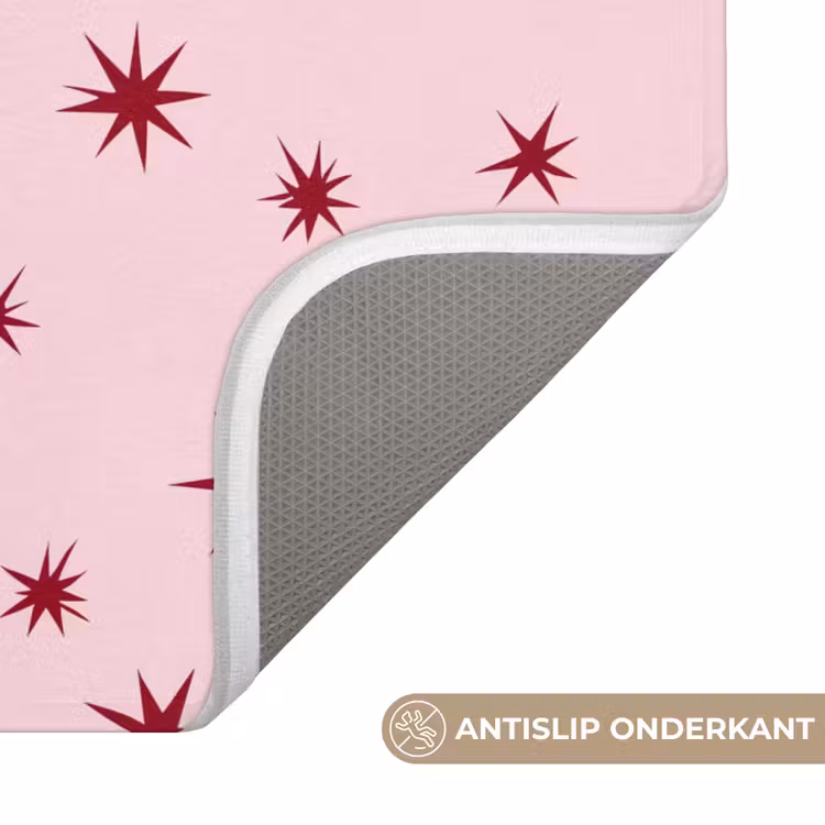 WC Mat - Ster - Roze - Rood — 4