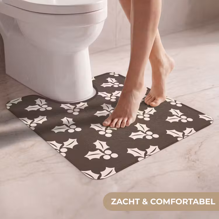 WC Mat - Hulst - Bruin - Kerst — 5