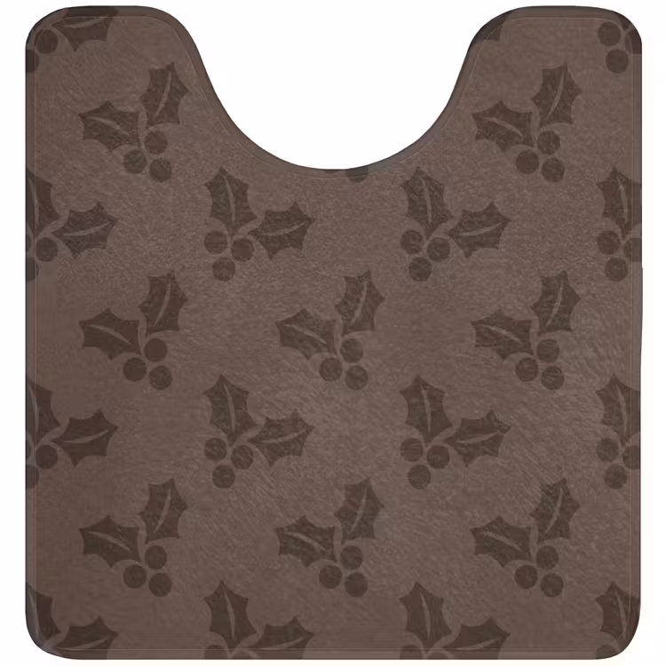 WC Mat - Hulst - Kerst - Bruin — 1