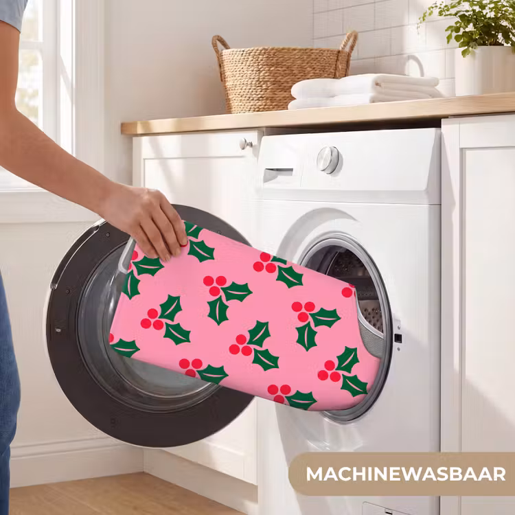 WC Mat - Hulst - Kerst - Roze — 6